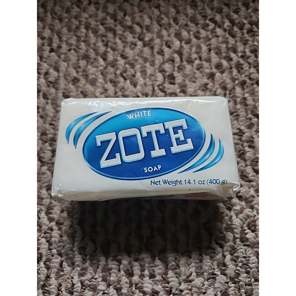 ZOTE White Laundry Clothes Hand Soap For Stains 14 Oz 400g 1 Bar